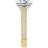 14K Yellow/White | Oval