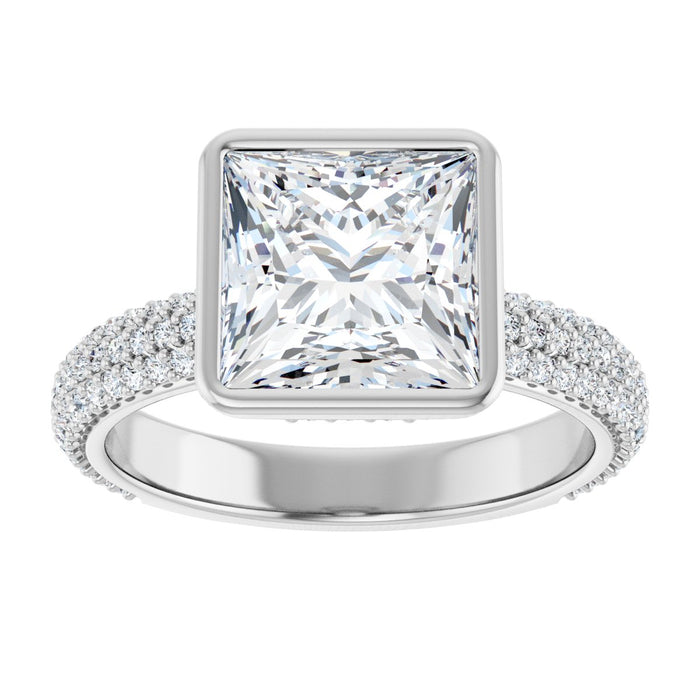 14K White | Square