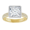 14K Yellow/White | Square