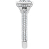 14K White | Square