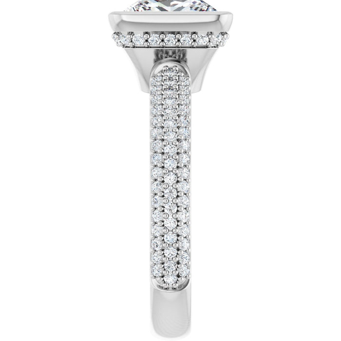 14K White | Square
