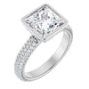 14K White | Square
