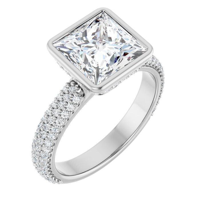 14K White | Square