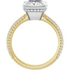 14K Yellow/White | Square