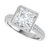 14K White | Square