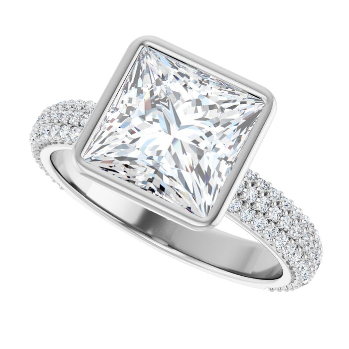 14K White | Square
