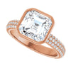 14K Rose | Asscher