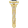14K Yellow | Asscher