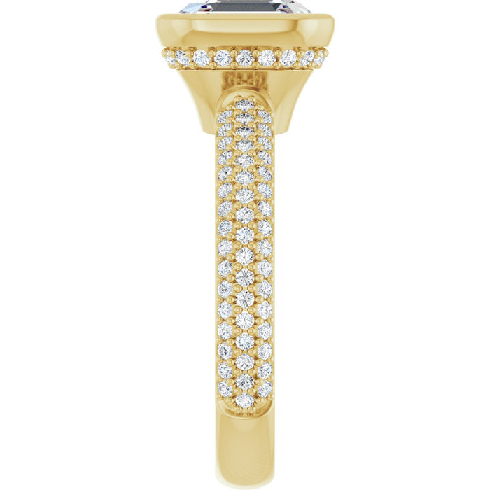 14K Yellow | Asscher