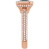 14K Rose | Asscher