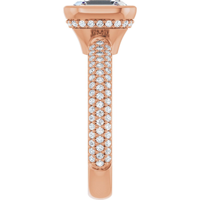 14K Rose | Asscher