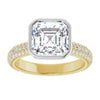 14K Yellow/White | Asscher