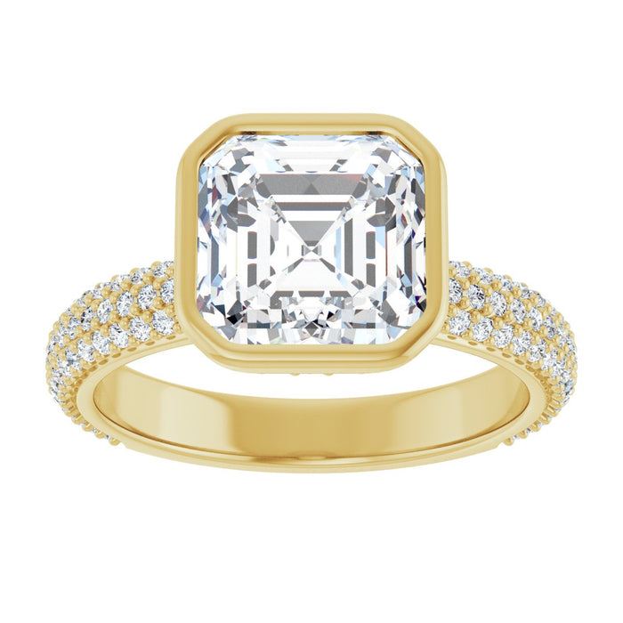 14K Yellow | Asscher