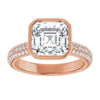 14K Rose | Asscher
