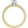 14K Yellow/White | Marquise