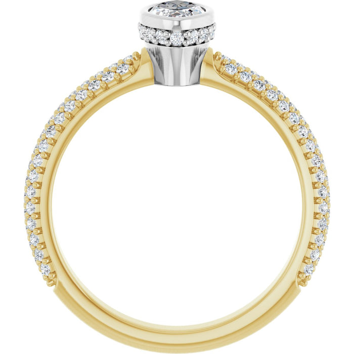 14K Yellow/White | Marquise