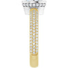 14K Yellow/White | Marquise