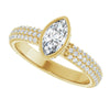 14K Yellow | Marquise