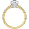 14K Yellow/White | Pear