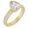 18K Yellow | Pear