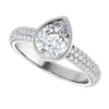 14K White | Pear