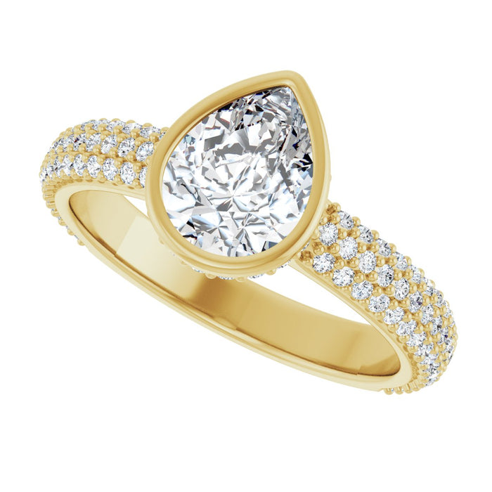 14K Yellow | Pear