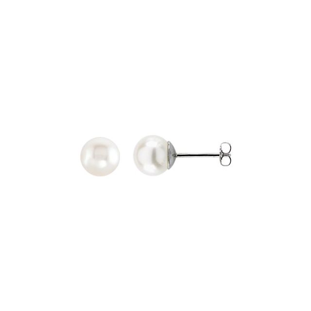 Cultured White Freshwater Pearl | Pearl | 8.0-8.5mm