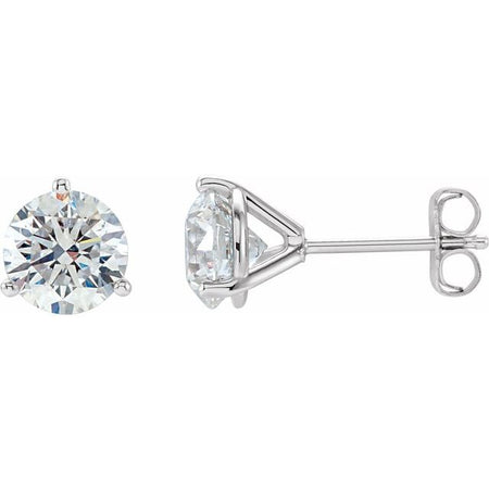Natural Diamond | Round | 5.75mm :: 1 1/2 Ctw | Natural Diamond | Round | 6.3mm :: 2 Ctw