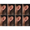 66233 / 14K White / Set / Round / Lab-Grown Diamond / Pair / 3.4Mm :: 1/3 Ctw / Vs, F+ / Friction / Friction Backs Included / 3-Prong / Polished / 1/3 Ctw Lab-Grown Diamond Stud Earrings