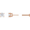 Natural Diamond | Round | 5mm :: 1/2 Ct | Lab-Grown Diamond | Round | 5mm :: 1/2 Ct
