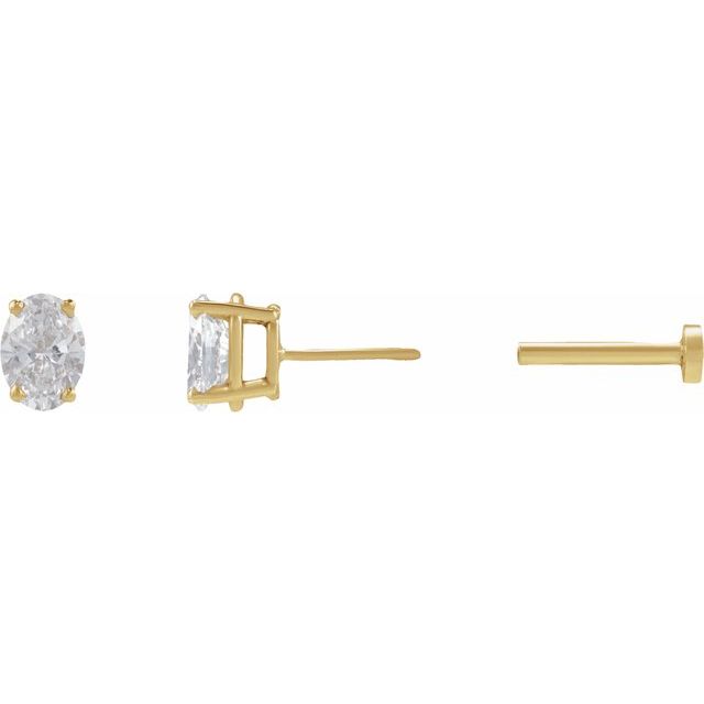 Natural Diamond | Oval | 5 x 3mm :: 1/4 Ct