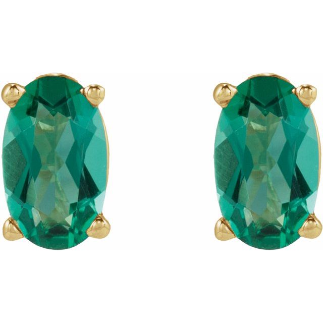Lab-Grown Emerald | Oval | 5 x 3mm