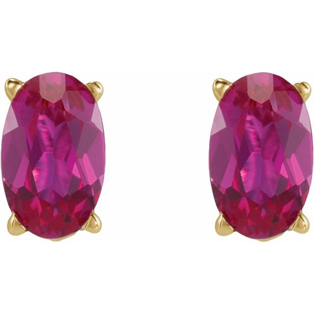 Lab-Grown Ruby | Oval | 5 x 3mm | Natural Ruby | Oval | 5 x 3mm | Natural Ruby | Oval | 4 x 3mm