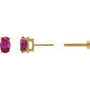 Lab-Grown Ruby | Oval | 5 x 3mm | Natural Ruby | Oval | 5 x 3mm | Natural Ruby | Oval | 4 x 3mm