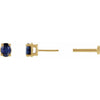 Natural Blue Sapphire | Oval | 5 x 3mm | Lab-Grown Blue Sapphire | Oval | 4 x 3mm | Natural Blue Sapphire | Oval | 4 x 3mm