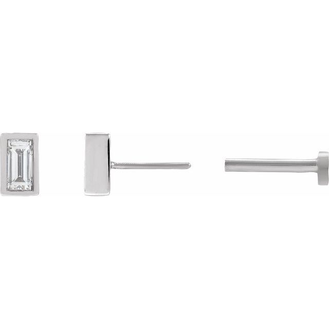 Natural Diamond | Straight baguette | 4 x 2mm | Lab-Grown Diamond | Straight baguette | 4 x 2mm