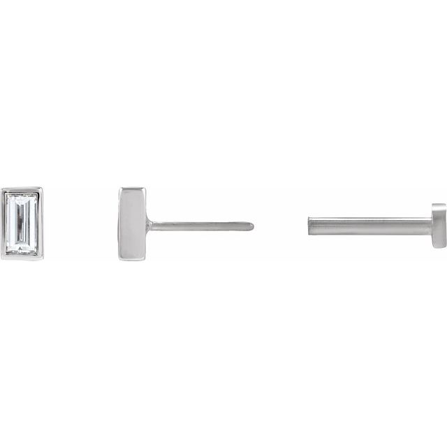 Natural Diamond | Straight baguette | 3.5 x 1.75mm | Lab-Grown Diamond | Straight baguette | 3.5 x 1.75mm