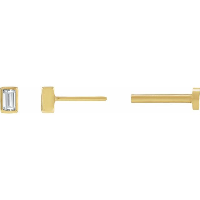 Natural Diamond | Straight baguette | 2.5 x 1.5mm | Lab-Grown Diamond | Straight baguette | 2.5 x 1.5mm