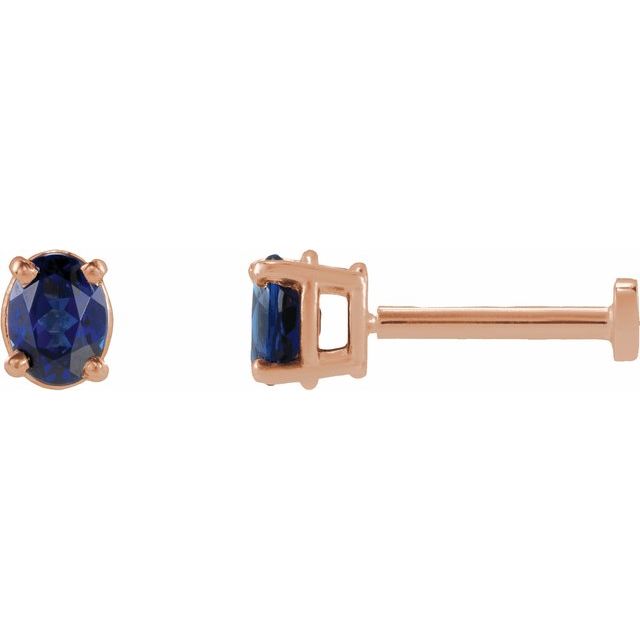 Natural Blue Sapphire | Oval | 5 x 3mm | Natural Blue Sapphire | Oval | 4 x 3mm | Lab-Grown Blue Sapphire | Oval | 4 x 3mm