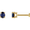 Natural Blue Sapphire | Oval | 5 x 3mm | Lab-Grown Blue Sapphire | Oval | 4 x 3mm | Natural Blue Sapphire | Oval | 4 x 3mm