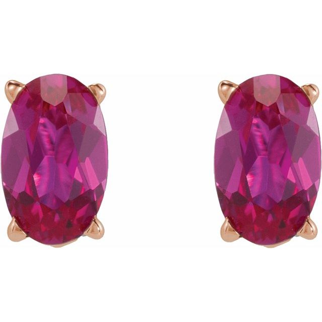 Lab-Grown Ruby | Oval | 5 x 3mm | Natural Ruby | Oval | 5 x 3mm | Natural Ruby | Oval | 4 x 3mm