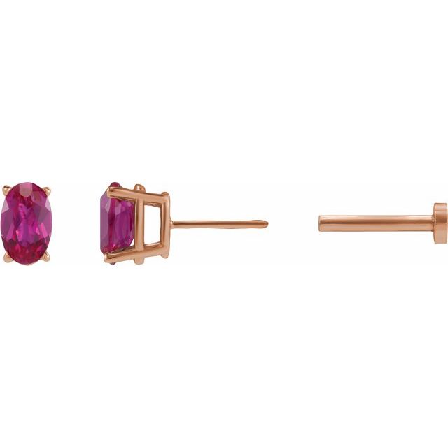 Lab-Grown Ruby | Oval | 5 x 3mm | Natural Ruby | Oval | 5 x 3mm | Natural Ruby | Oval | 4 x 3mm