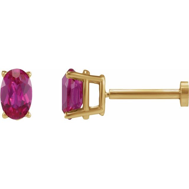 Lab-Grown Ruby | Oval | 5 x 3mm | Natural Ruby | Oval | 5 x 3mm | Natural Ruby | Oval | 4 x 3mm