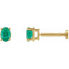 Natural Emerald | Oval | 5 x 3mm | Natural Emerald | Oval | 4 x 3mm | Lab-Grown Emerald | Oval | 4 x 3mm