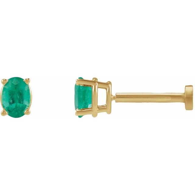 Natural Emerald | Oval | 5 x 3mm | Natural Emerald | Oval | 4 x 3mm | Lab-Grown Emerald | Oval | 4 x 3mm