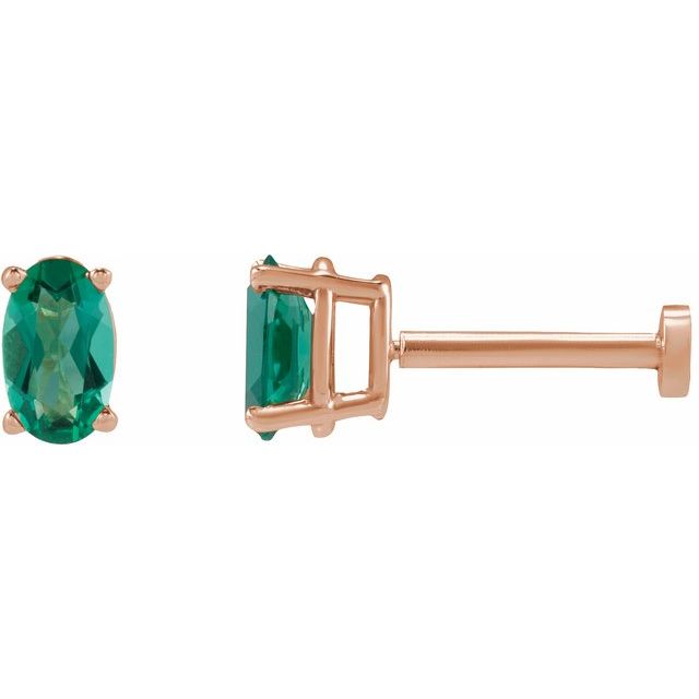 Lab-Grown Emerald | Oval | 5 x 3mm