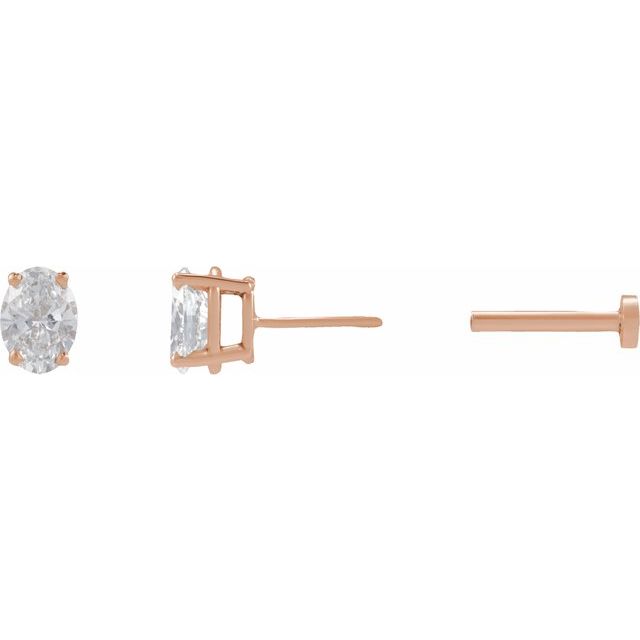 Natural Diamond | Oval | 5 x 3mm :: 1/4 Ct