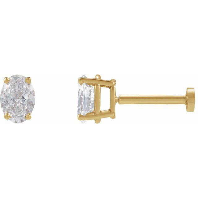 Natural Diamond | Oval | 5 x 3mm :: 1/4 Ct