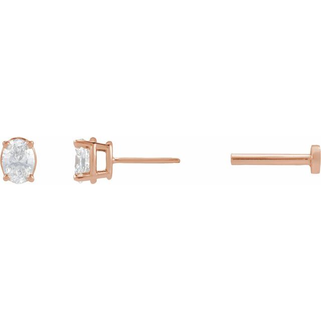 Natural Diamond | Oval | 4 x 3mm :: 1/6 Ct