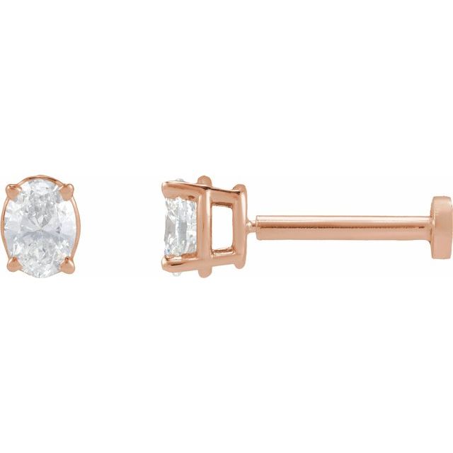 Natural Diamond | Oval | 4 x 3mm :: 1/6 Ct